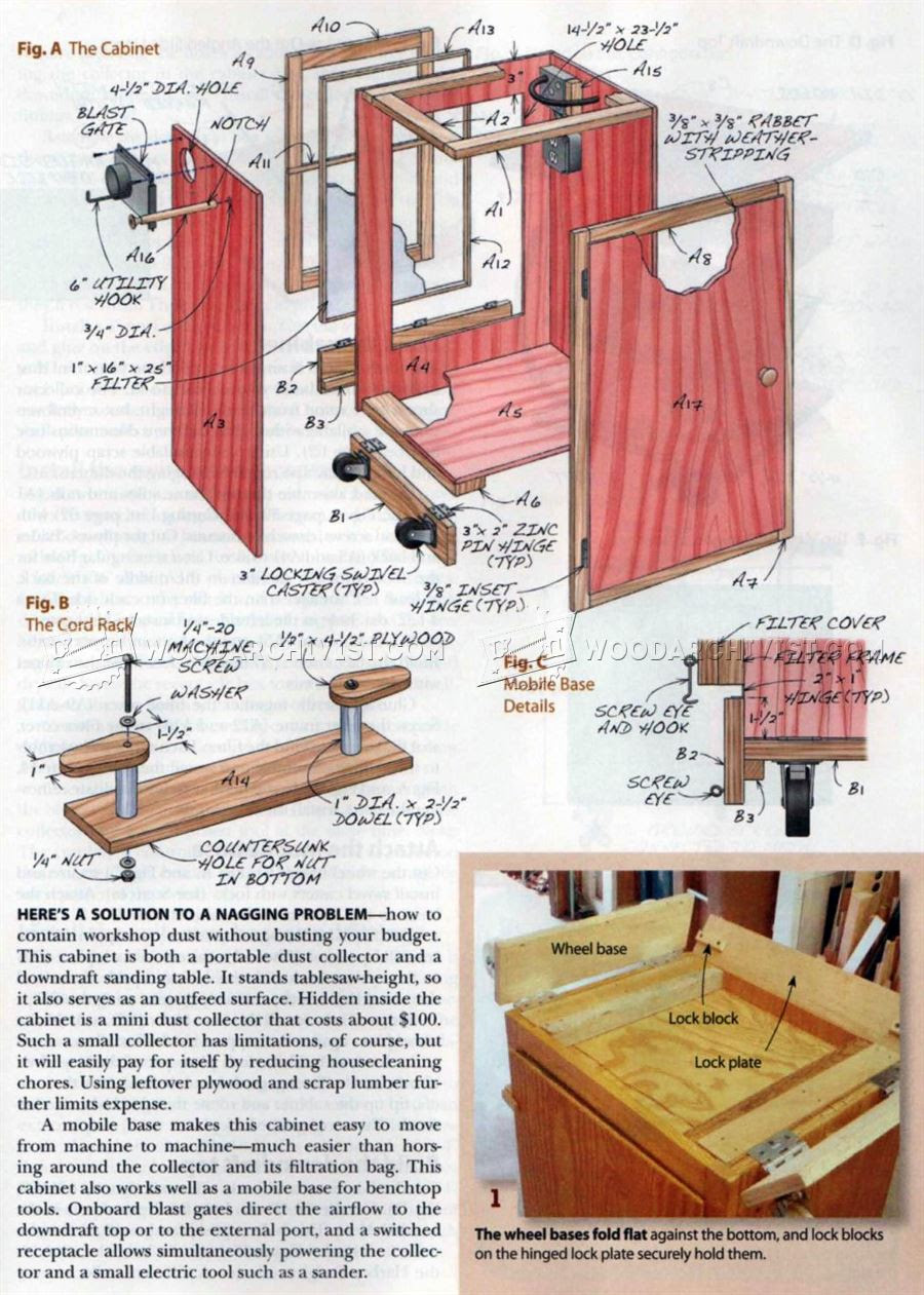 Downdraft Table Plans â¢ WoodArchivist