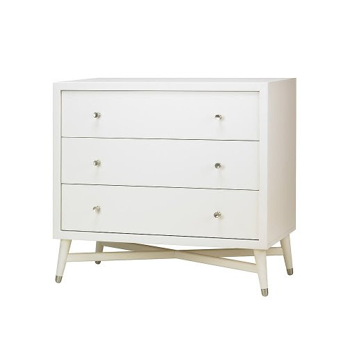 DwellStudio Mid-Century Dresser, French White