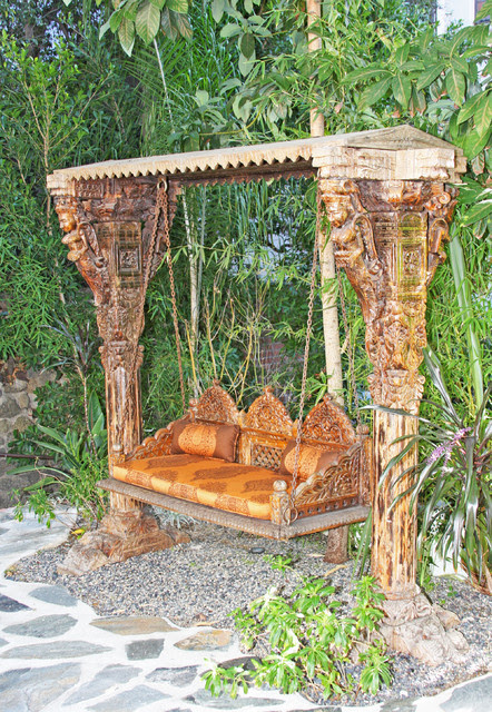 Indian Jhula Swing - eclectic - outdoor swingsets - los angeles