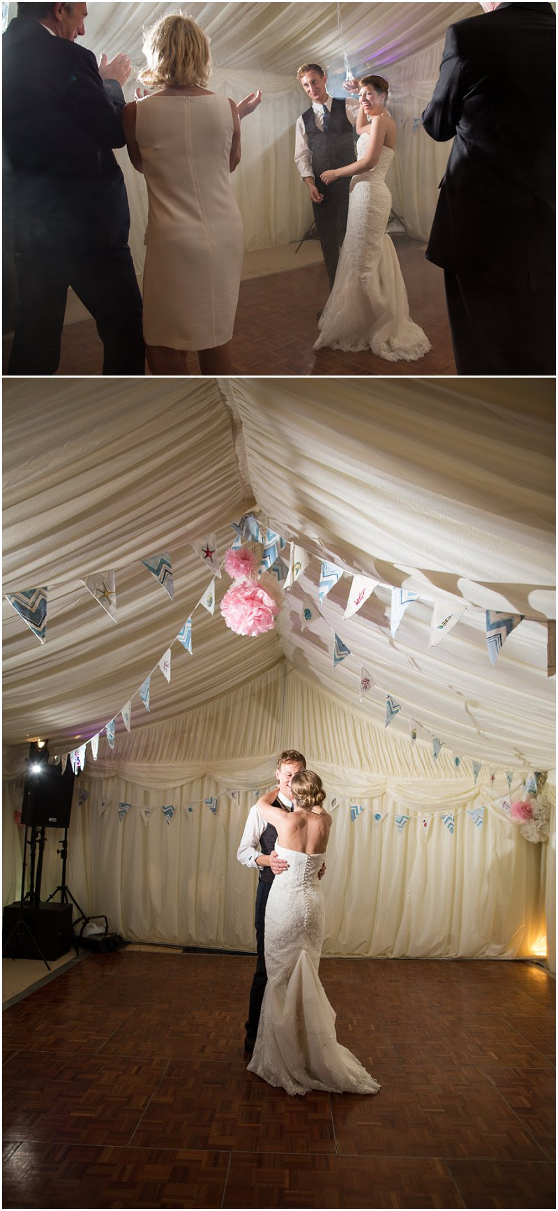 First dance at Anglesey Marquee wedding in Wales