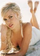 Sophie Monk white straps