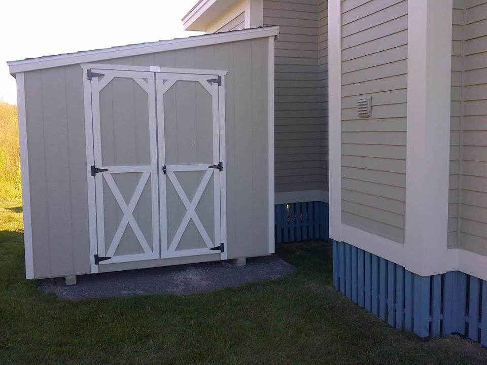 Lean-To Prefab Garden Sheds » North Country Sheds