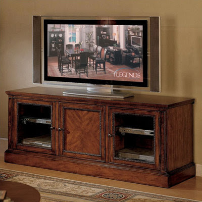 Cambridge 65 TV Stand in Chestnut Finish