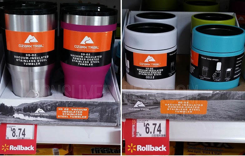 dollar tree tumblers Ozark Tumblers Rollback on Walmart! at Trail Insulated