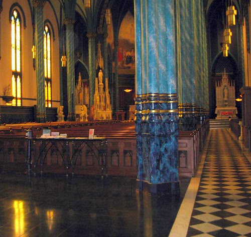 Interior of St. Francis Xavier Church, Cincinnati, Ohio