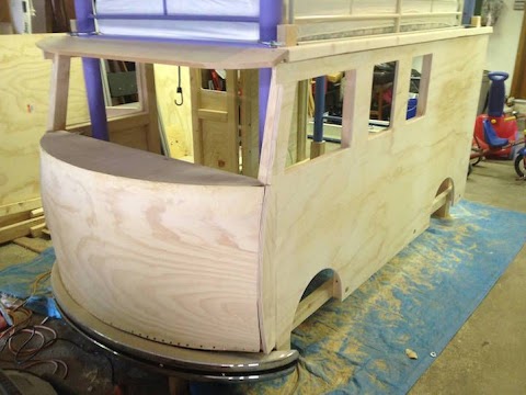 double decker bed kereta design