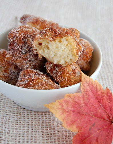 Pear fritters / Bolinhos de chuva com pêra