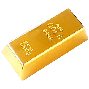 Gold Bar Door Stop