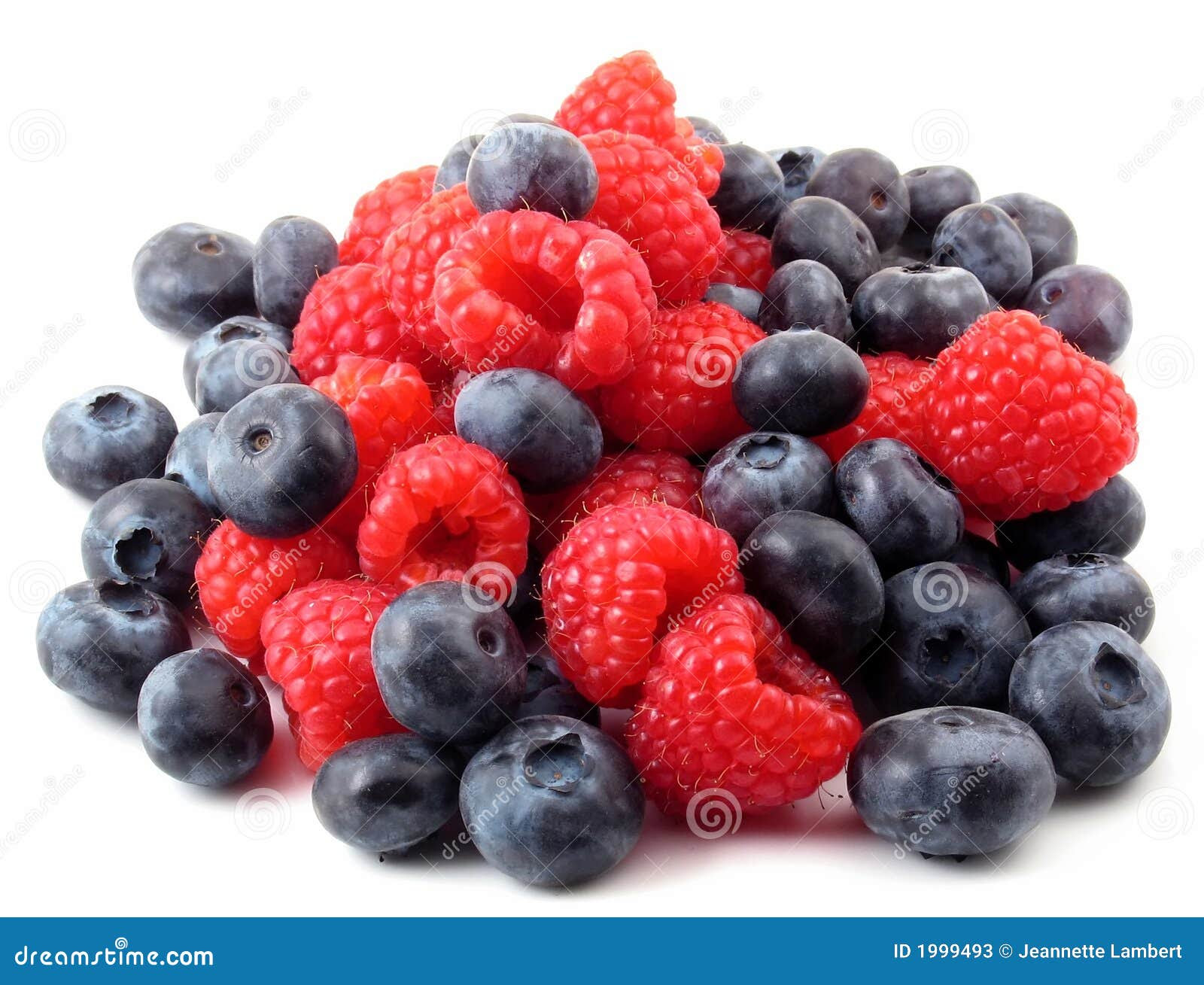 Fresh Berries In A Pile Stock Photos  Image: 1999493