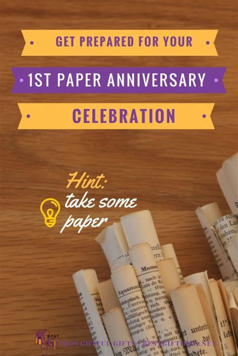 Best Gift Idea First Wedding Anniversary   How To  