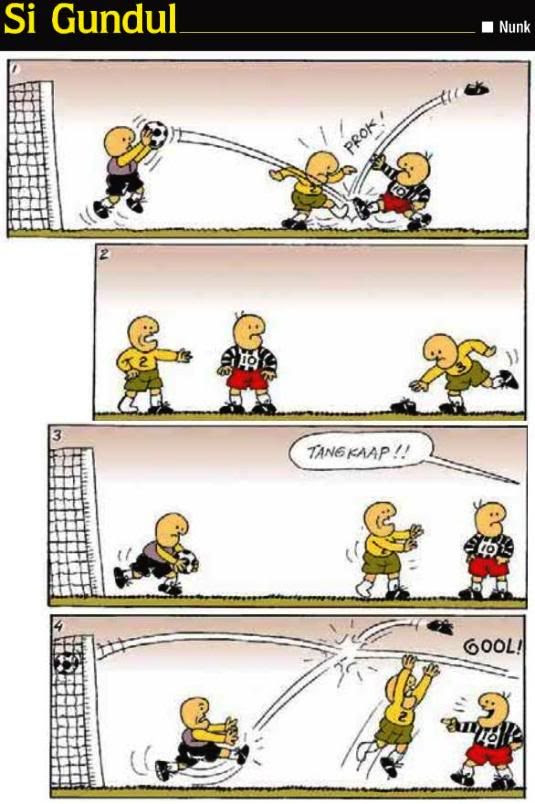 injury time cartoon 
