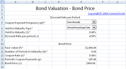 Coupon Payment Of A Bond Calculator ~ coupon