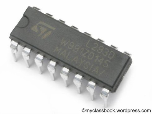 L293D DC Motor Driver IC