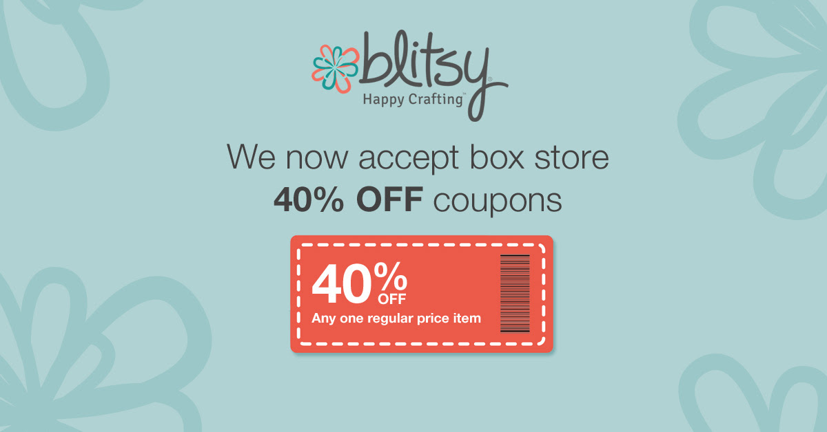 Blitsy Now Accepts Michaels, Joanns, Hobby Lobby and AC Moore Coupons