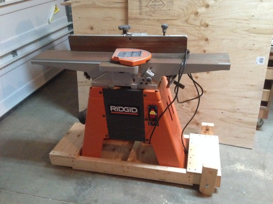 Jointer Mobile Base - by CanuckMike @ LumberJocks.com ~ woodworking ...