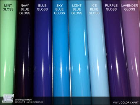  color chart importequipment