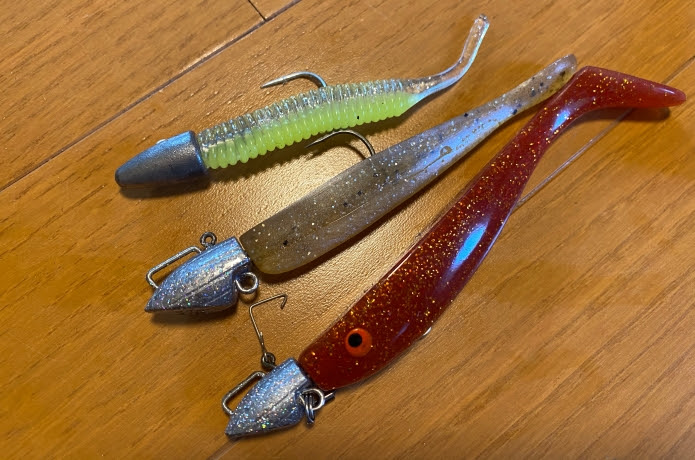 イシハラゴム サーフでヒラメが本当によく釣れる釣れるオススメワームをご紹介 六畳一間の狼ブログ