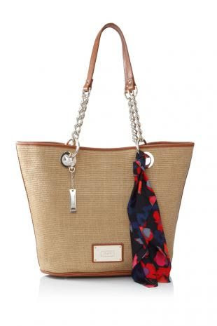 DKNY Straw Bag