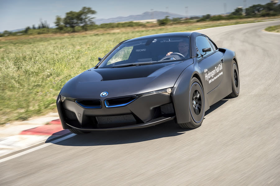 BMW's hydrogen powered i8 revealed, the two-door prototype looks like a