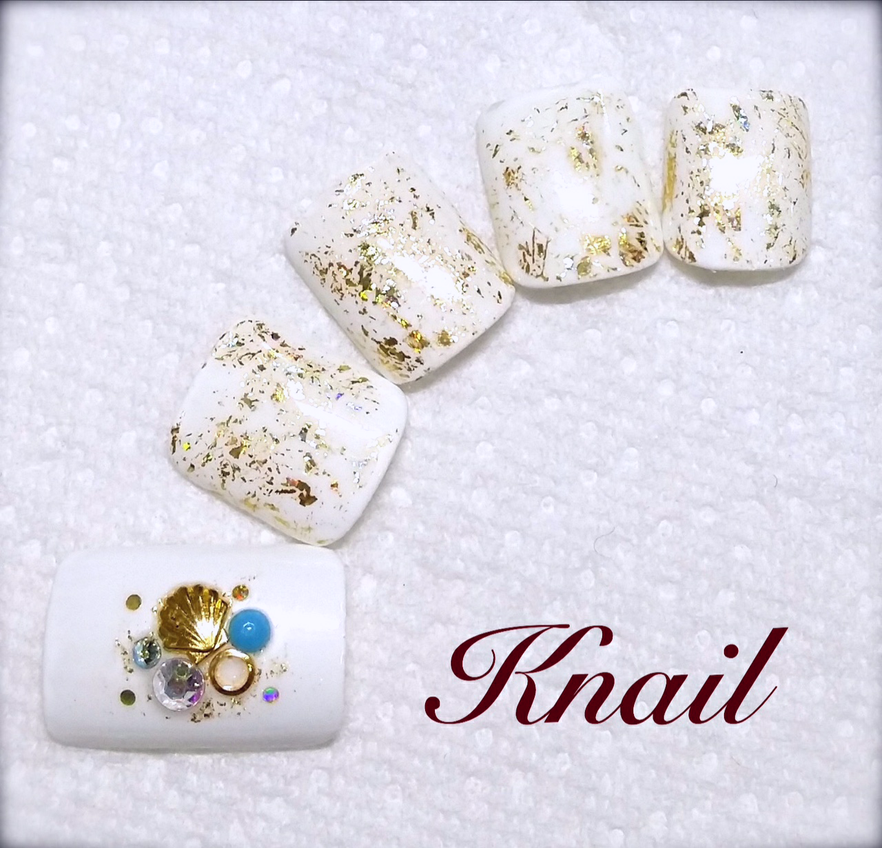 シェルパーツで夏ネイル フットジェルネイルキャンペーン Knailのブログ