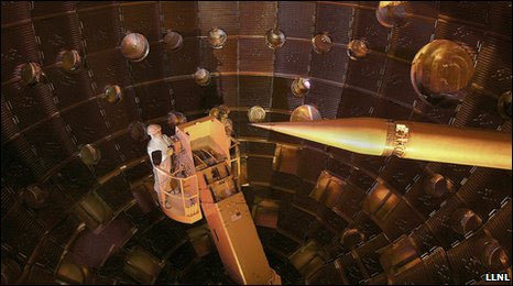 NIF target chamber (LLNL)