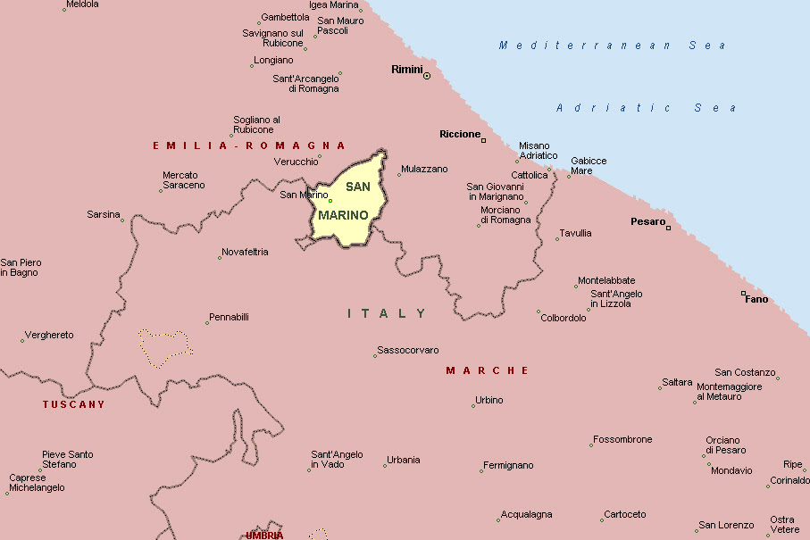 Karty San Marino Podrobnaya Karta San Marino Na Russkom Yazyke Turisticheska Karta San Marino Karta Avtomobilnyh Dorog San Marino Politicheskaya Administrativnaya Fizicheskaya Karta San Marino
