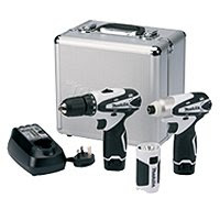 MAKITA LCT303W 3 Piece machin Kit 2 x 1.3Ah Lithium Batteries DF330DWE + TD090D + ML101W