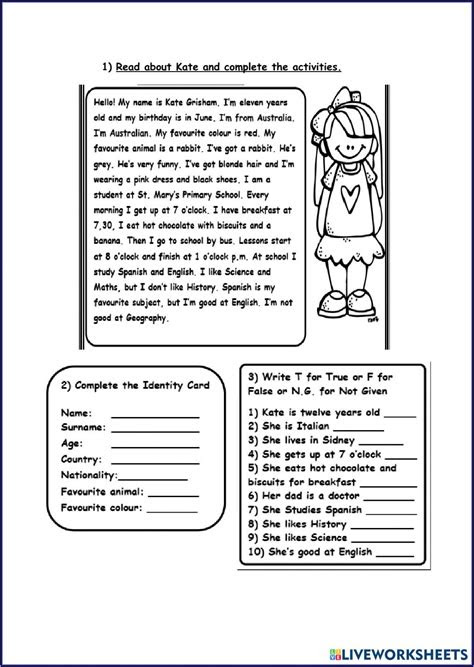 An honestly fun camp 430 words. reading comprehension worksheets word document worksheet resume