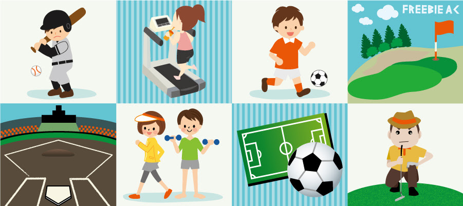 スポーツのイラスト スポーツの写真素材100点が無料 商用可 Freebie Ac 無料素材サイト情報