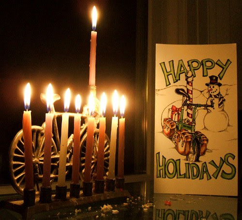 20061222 bicycle-menorah-8th-night