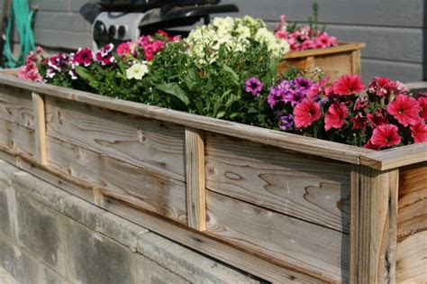 raised flower planter beds ana white