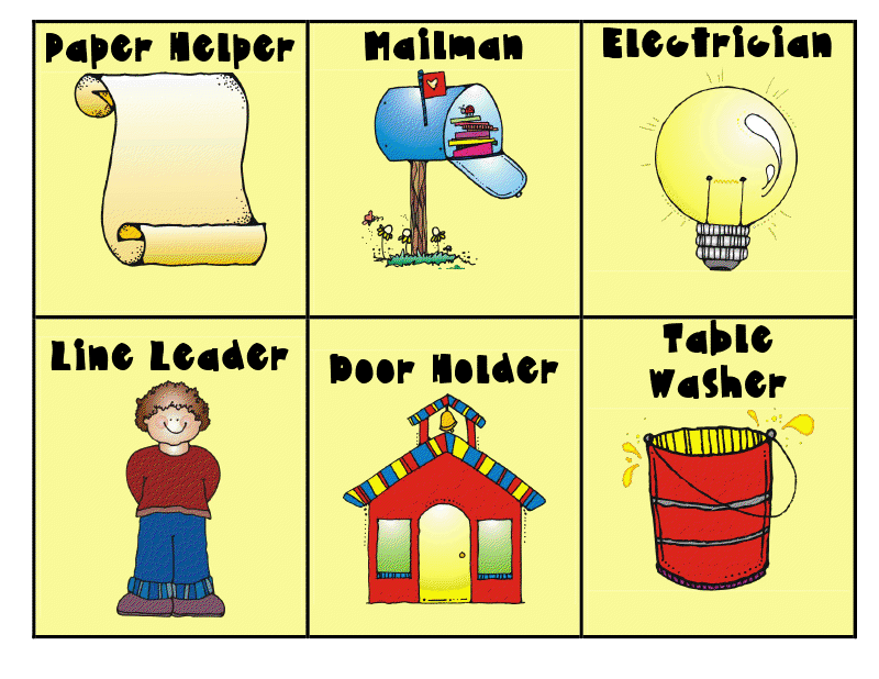 Free Classroom Jobs Cliparts, Download Free Classroom Jobs ...