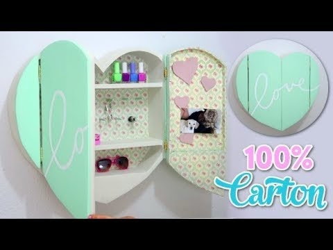 Top IDE KREATIF MEMBUAT RAK TEMPEL HIASAN DINDING KAMAR DARI KARDUS BEKAS DIY HOME DECOR, paling seru!