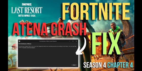 Fortnite Athena Crash Error Fixed Chapter 4 Season 4 (2023)