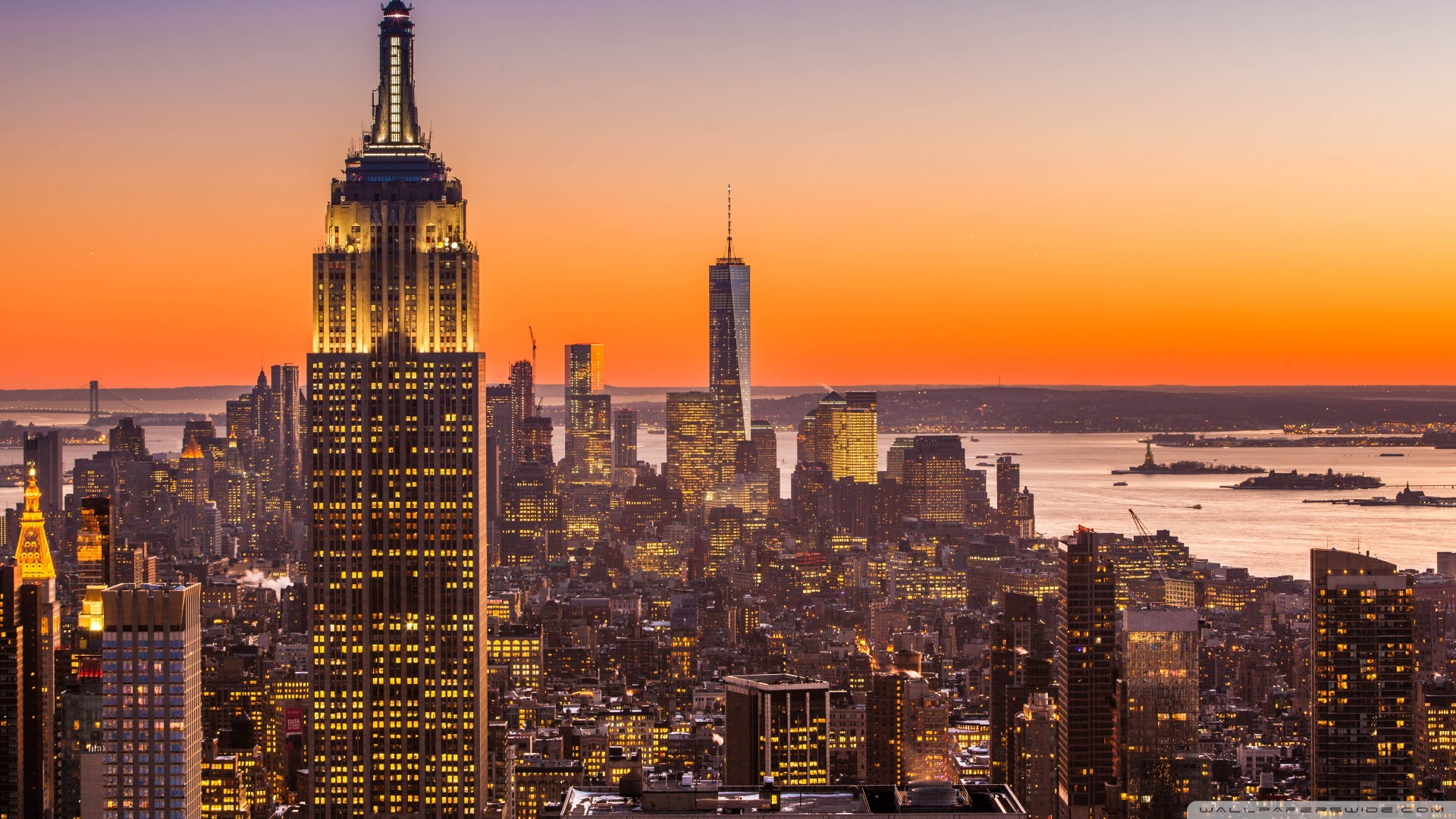 New York City Aerial View Ultra Hd Desktop Background Wallpaper For 4k Uhd Tv Widescreen Ultrawide Desktop Laptop Multi Display Dual Monitor Tablet Smartphone