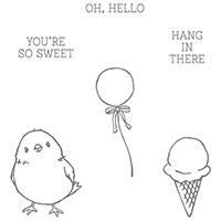 Honeycomb Happiness Clear-Mount Stamp Set