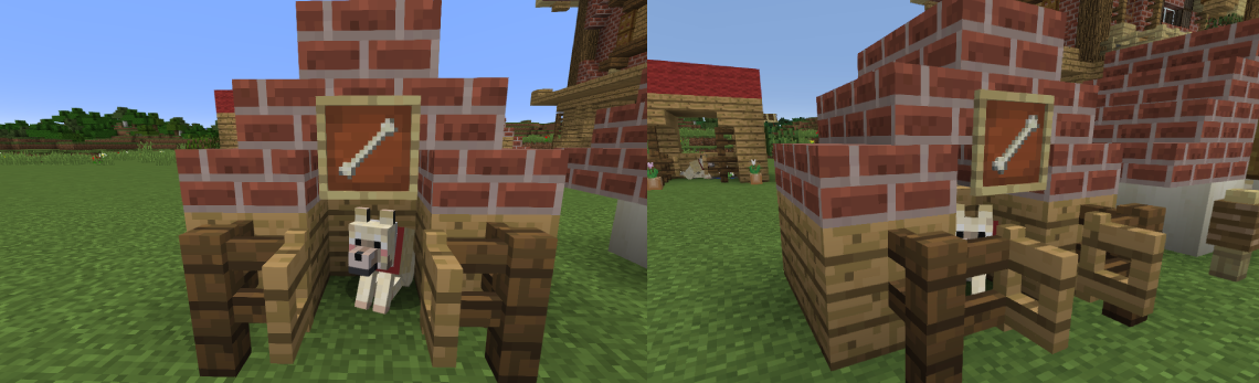 マインクラフト 犬小屋ならぬオオカミ小屋のデザイン7選 マイクラモール