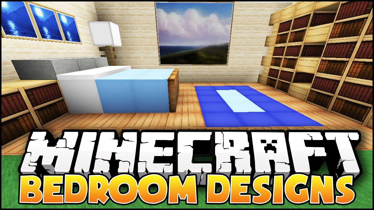Minecraft: Nice Bedroom Designs & Ideas - YouTube
