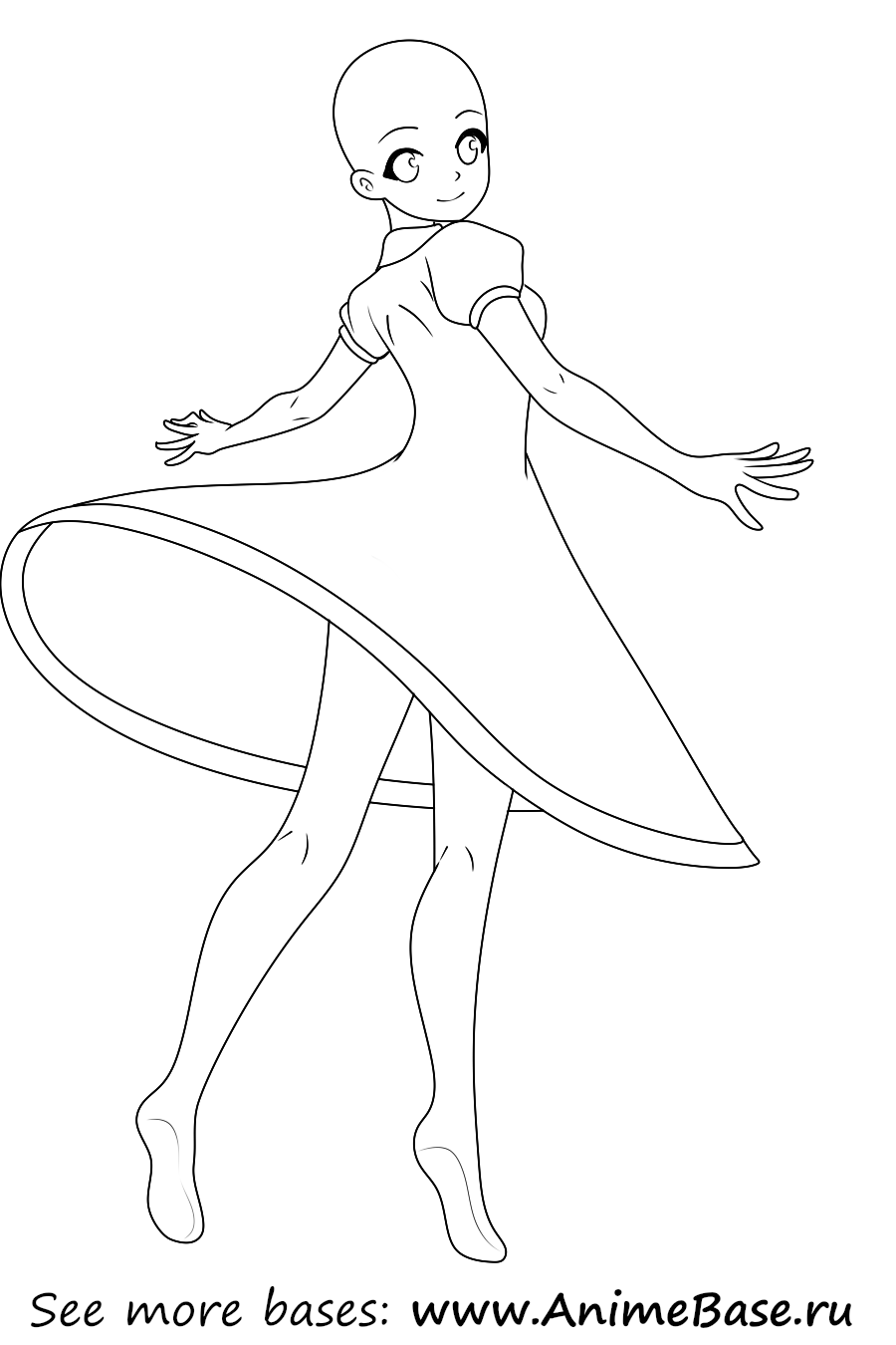 Anime Base Ru Pose Templates For Drawing Anime And Manga