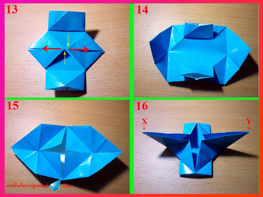 Cara  Membuat  Origami  Kamera Aneka Bentuk Origami 