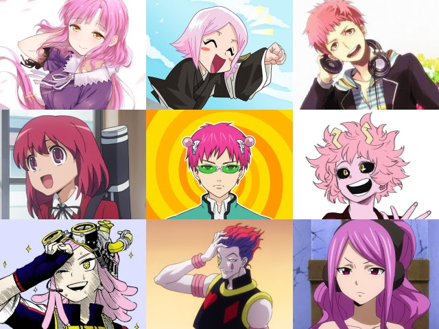 images Hot Pink Hair Anime Characters cartoon district cartoon district