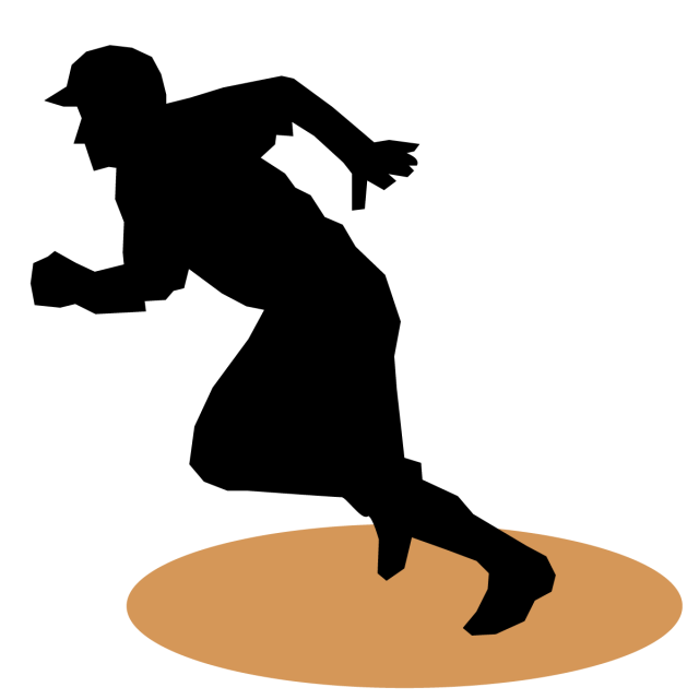 野球ワンポイントイラストシルエットまとめ 選 イラスト系まとめ 無料イラスト 素材ラボ 素材ラボ