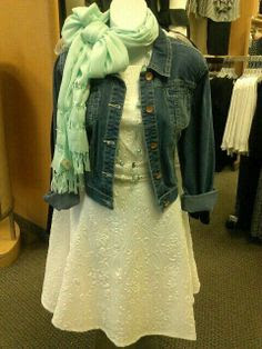 Cato Fashions - A spring dress with a denim jacket can be dressed up ...