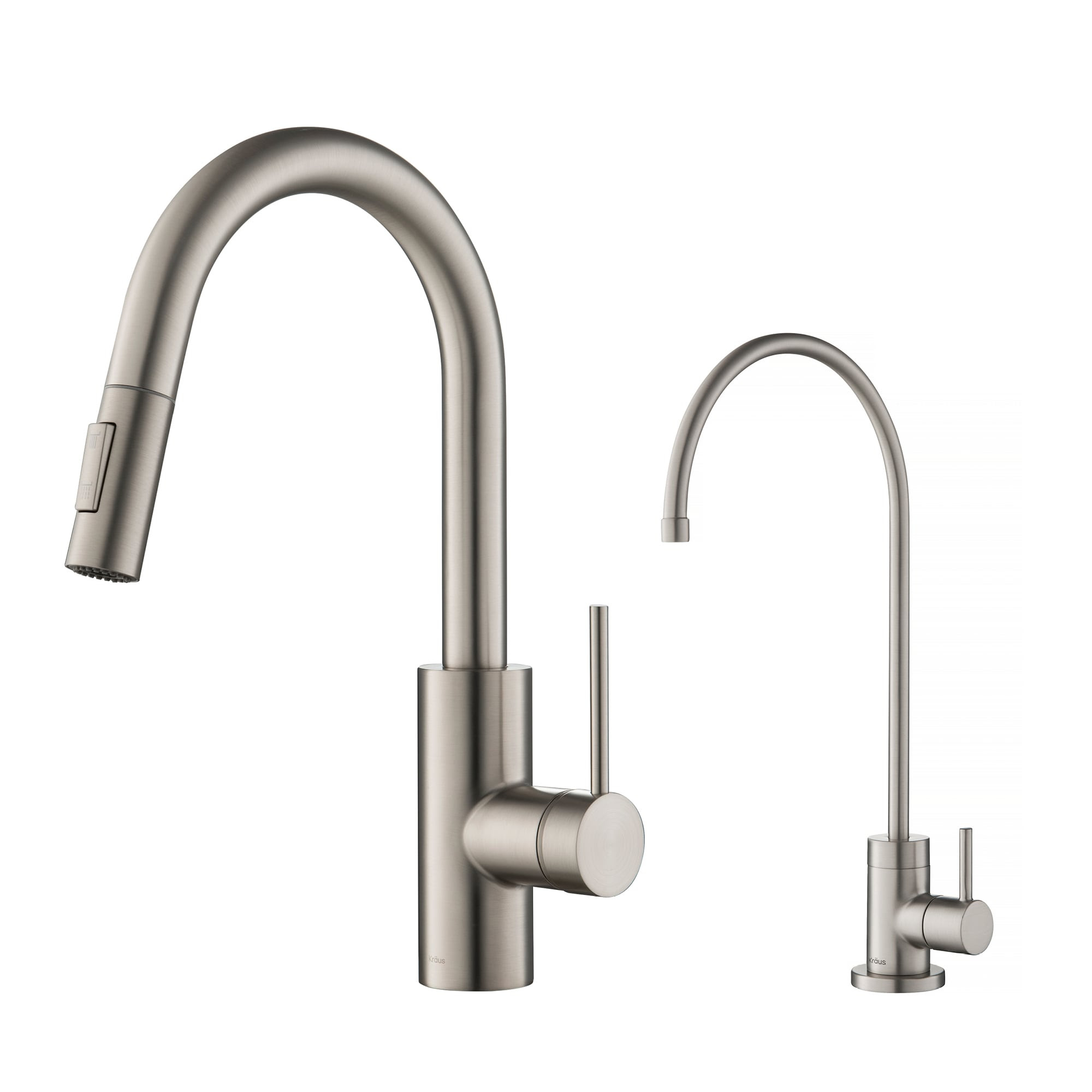 Kraus Stainless Steel Cold Water Dispenser with Hi-Arc Spout
