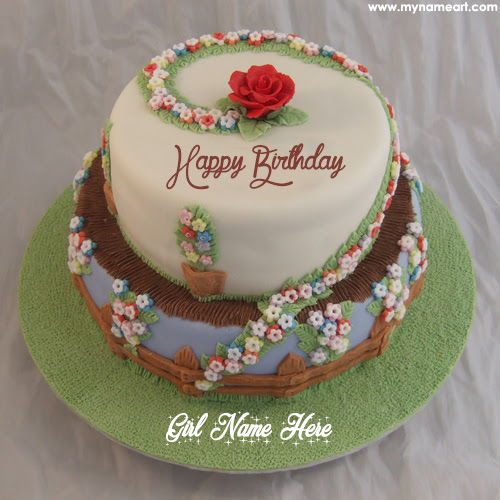 Birthday Cake With Name And Photo Editor Online