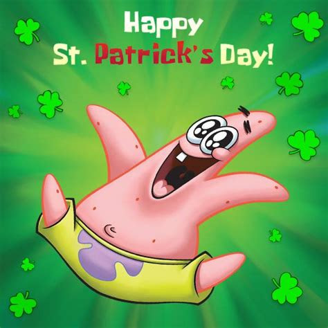 Cartoon trendy colorful reef animals big set. Happy St. PATRICK's Day | SpongeBob SquarePants | Know