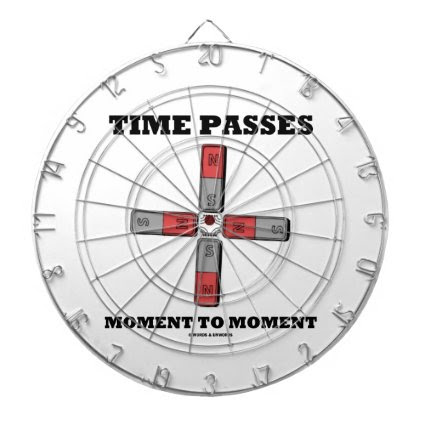Time Passes Moment To Moment (Magnetic Quadrupole) Dartboards