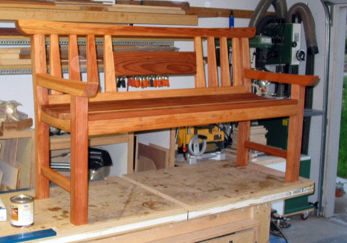 Japanese Garden Bench - by newTim @ LumberJocks.com ~ woodworking