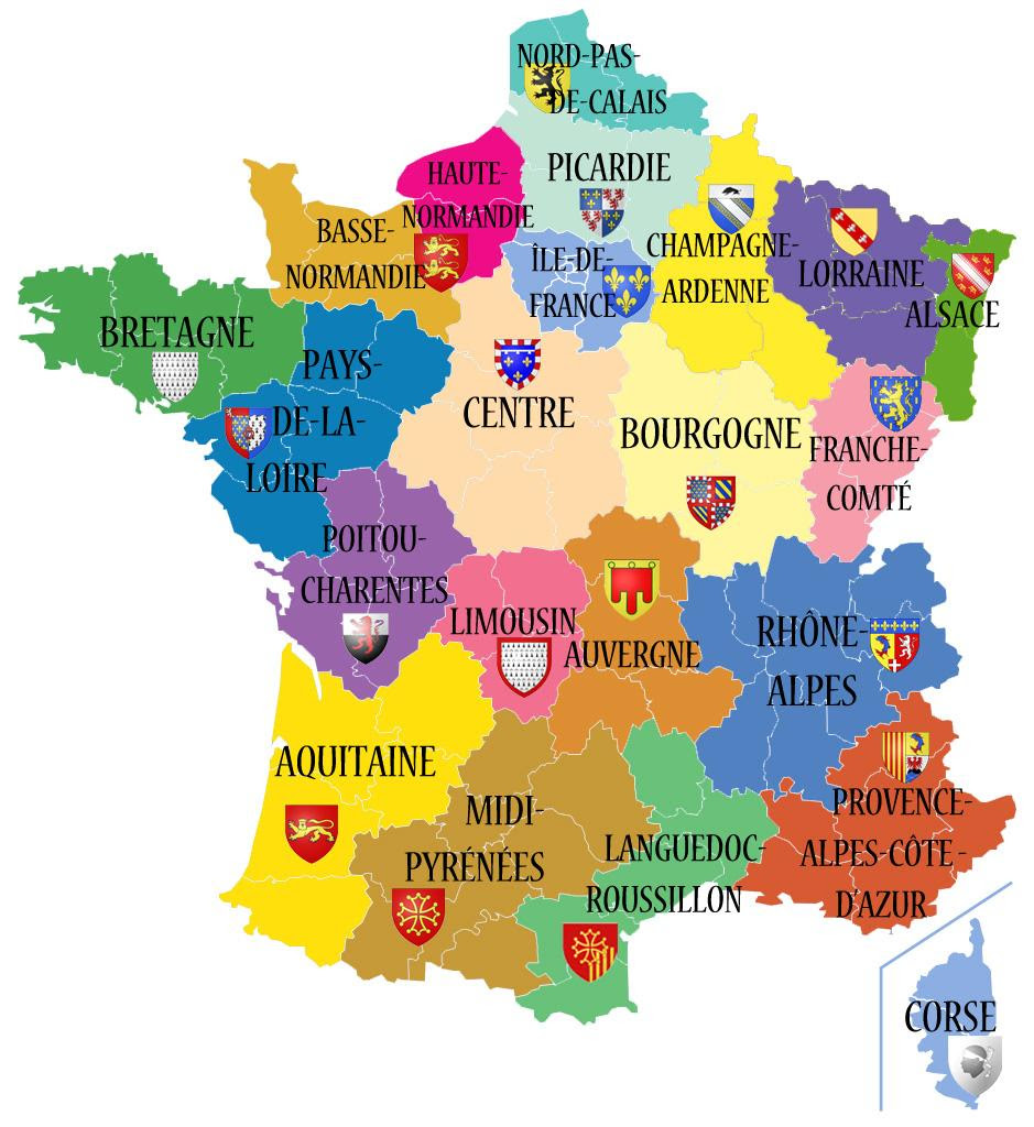 Avant Apres Decouvrez Les 13 Noms Des Nouvelles Regions De France