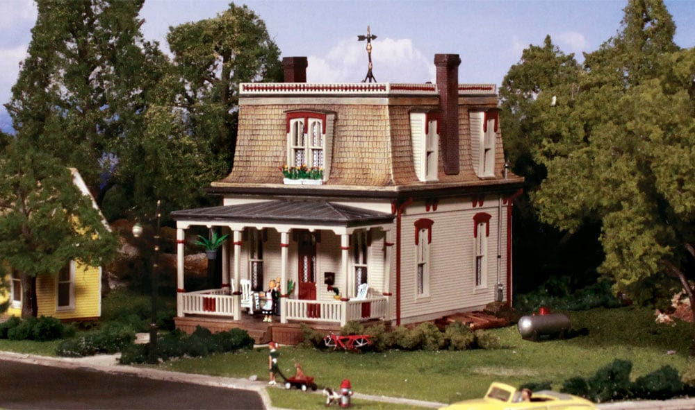 Our House HO Scale Kit HO Scale Woodland Scenics Our House HO Scale Kit HO Scale Woodland Scenics